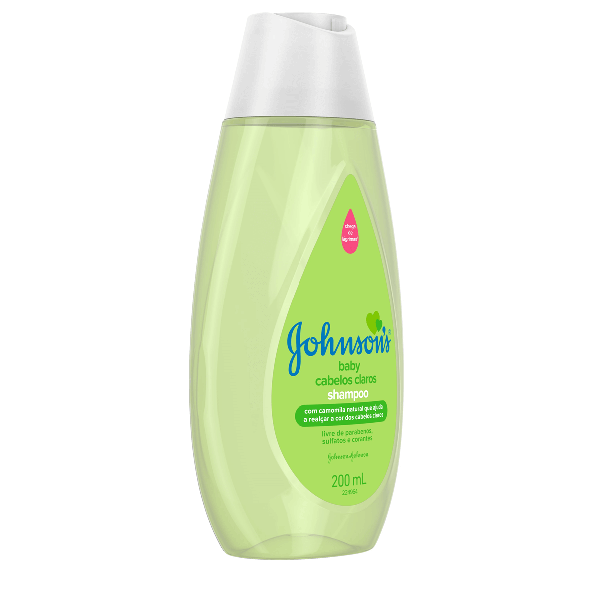 Shampoo Johnson's Baby Cabelos Claros 200ml Droga Raia