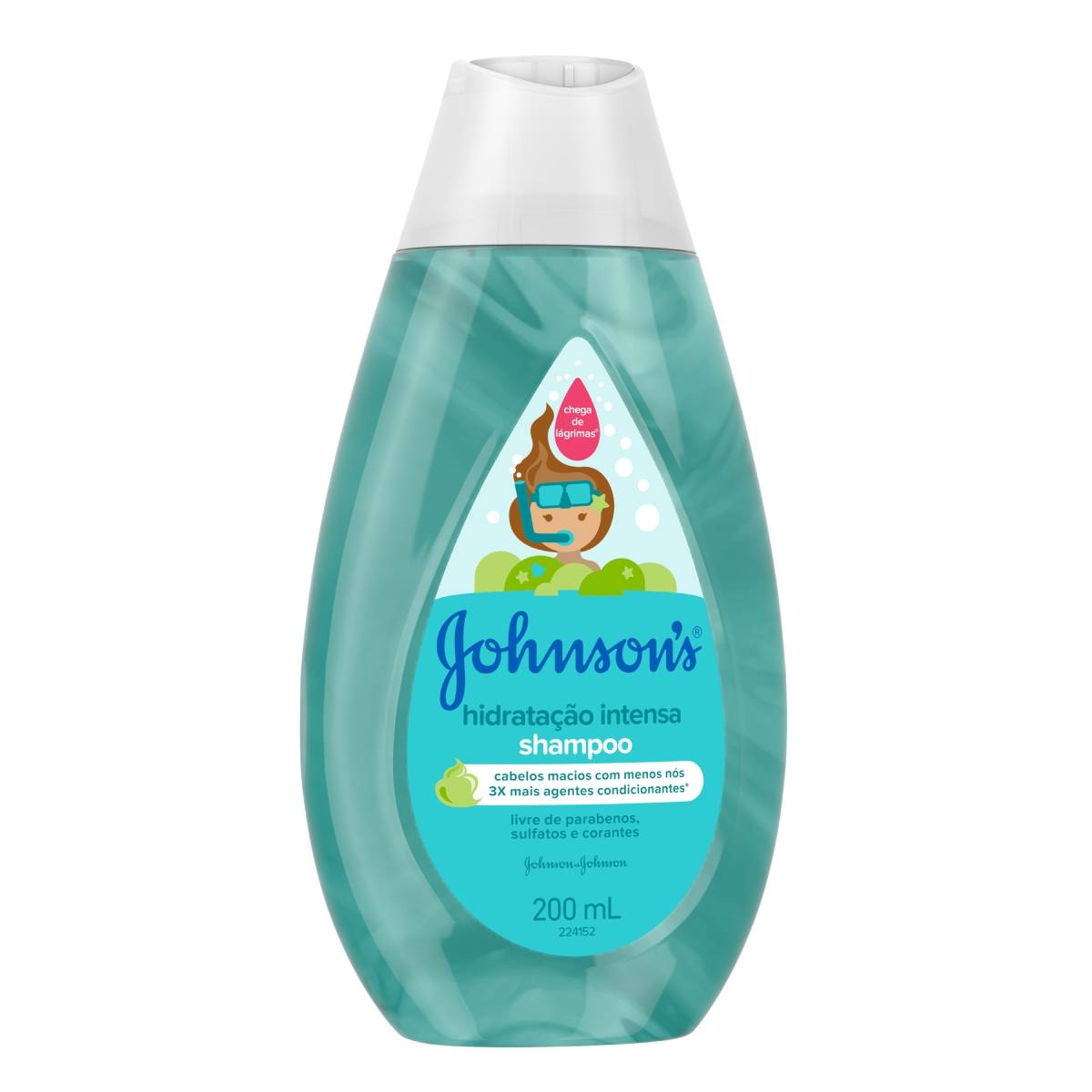 Shampoo Johnson’s Hidratação Intensa 200ml Droga Raia