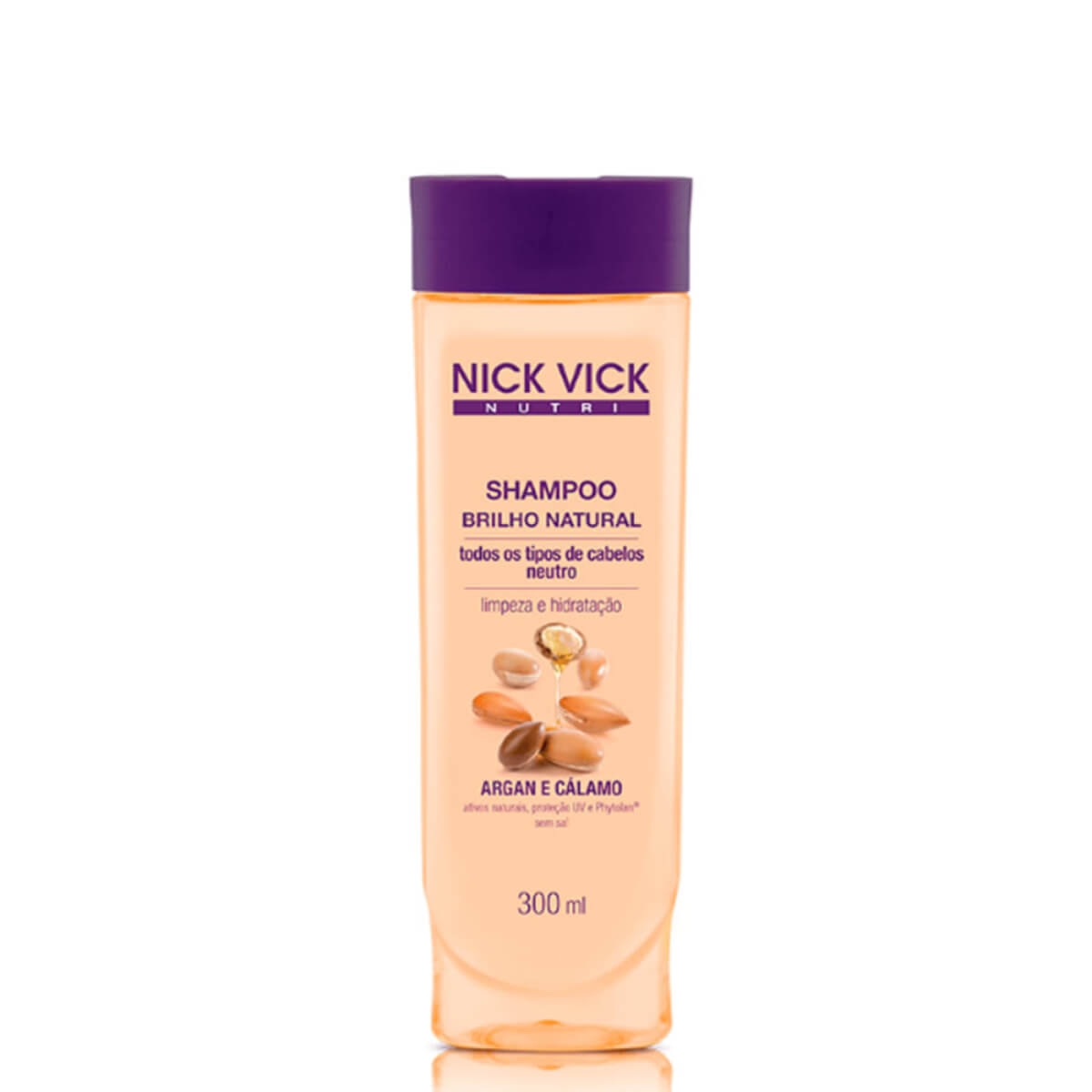 Shampoo Nick & Vick Nutri Brilho Natural 300ml