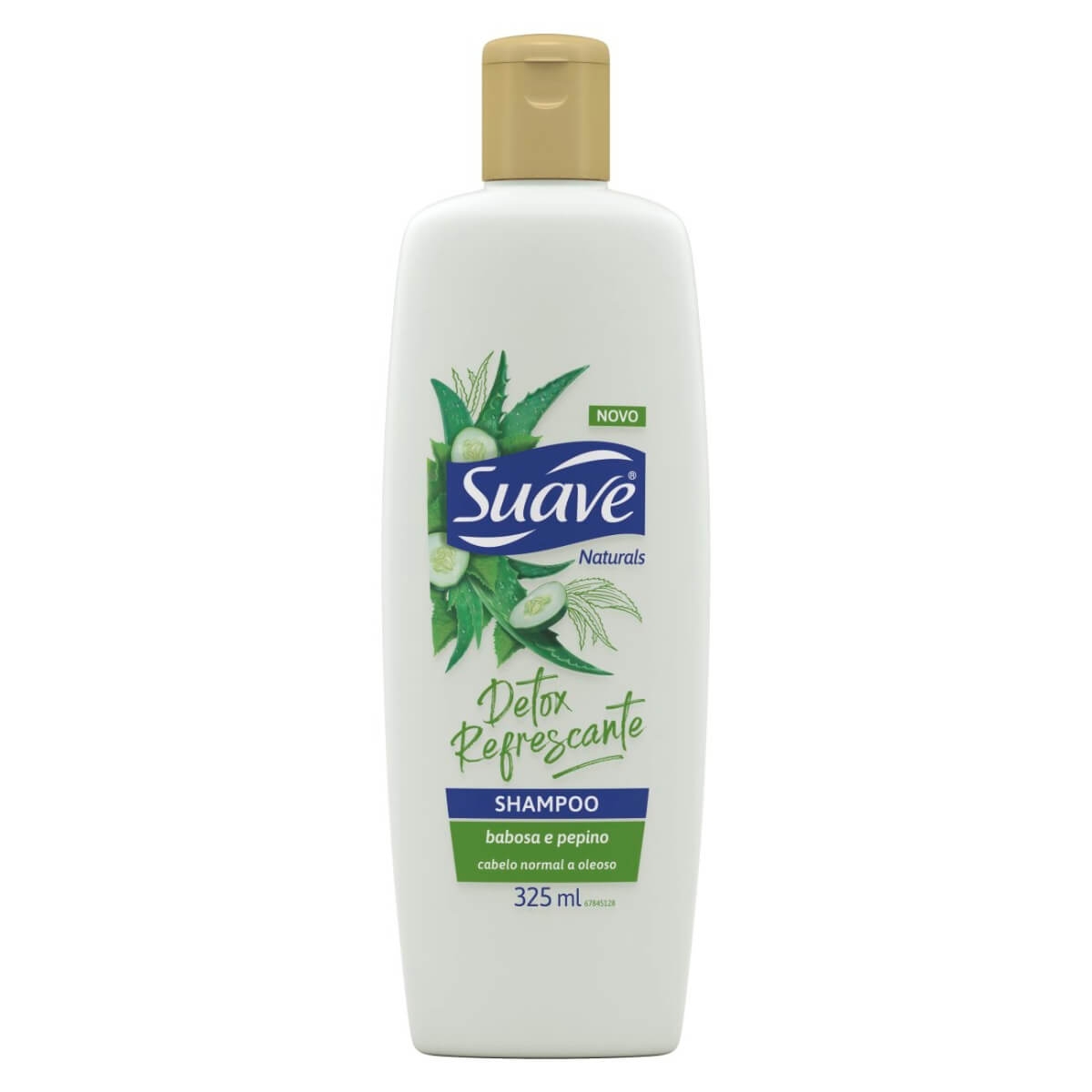 Shampoo Suave Naturals Detox Refrescante Babosa e Pepino 325ml