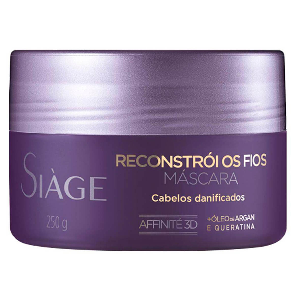 Máscara Capilar Siàge Reconstrói os Fios com 250g Menor preço em Máscara Capilar Siàge Reconstrói os Fios com 250g