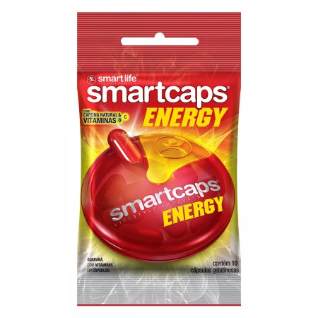 Energético Smartcaps Energy com 10 cápsulas
