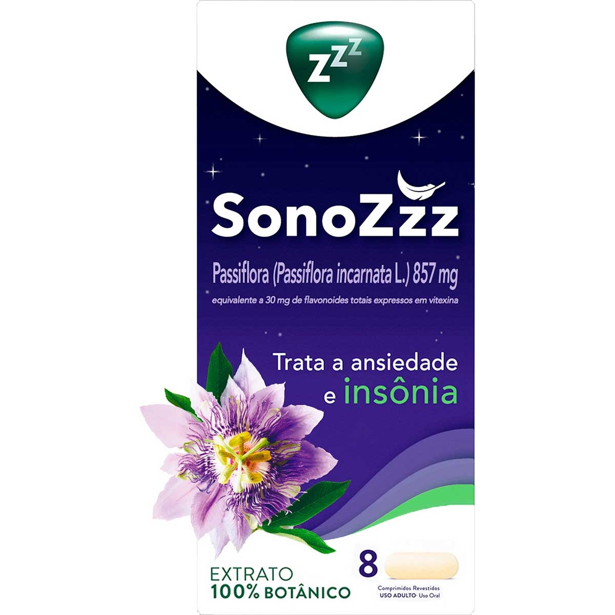 SonoZzz Passiflora 8 comprimidos