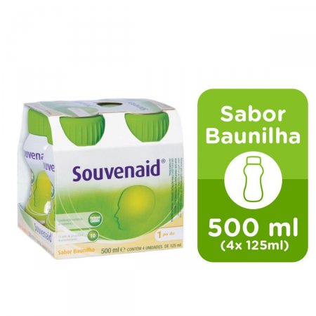 Menor preço em Suplemento Alimentar Souvenaid Danone Sabor Baunilha com 4 unidades de 125ml