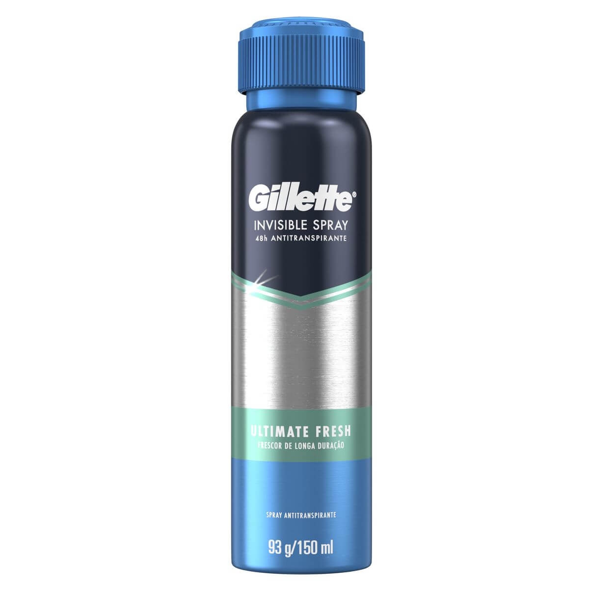Desodorante Invisible Spray Gillette Ultimate Fresh com 93g Menor preço em Desodorante Invisible Spray Gillette Ultimate Fresh com 93g