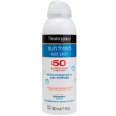 Protetor Solar Corporal Neutrogena Sun Fresh Wet Skin FPS 50 Aerosol com 180ml