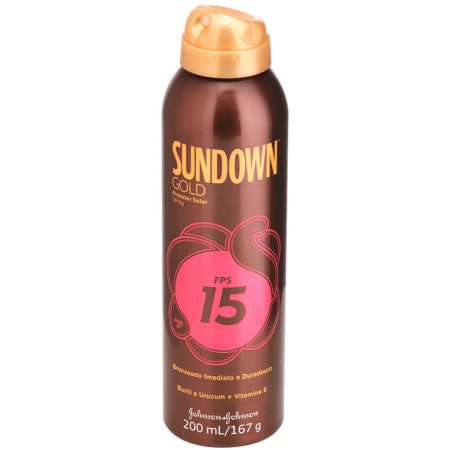 Protetor Solar Spray Sundown Gold FPS15