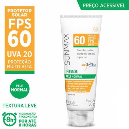 Protetor Solar Sunmax Intense FPS60