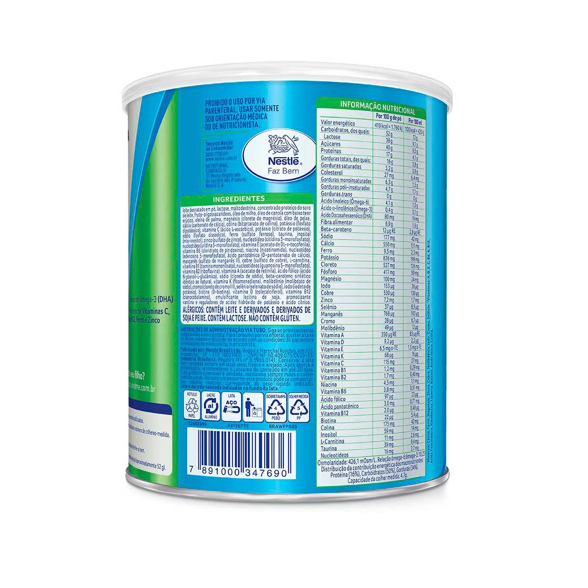 Suplemento Alimentar Ascenda Baunilha com 800g | Droga Raia