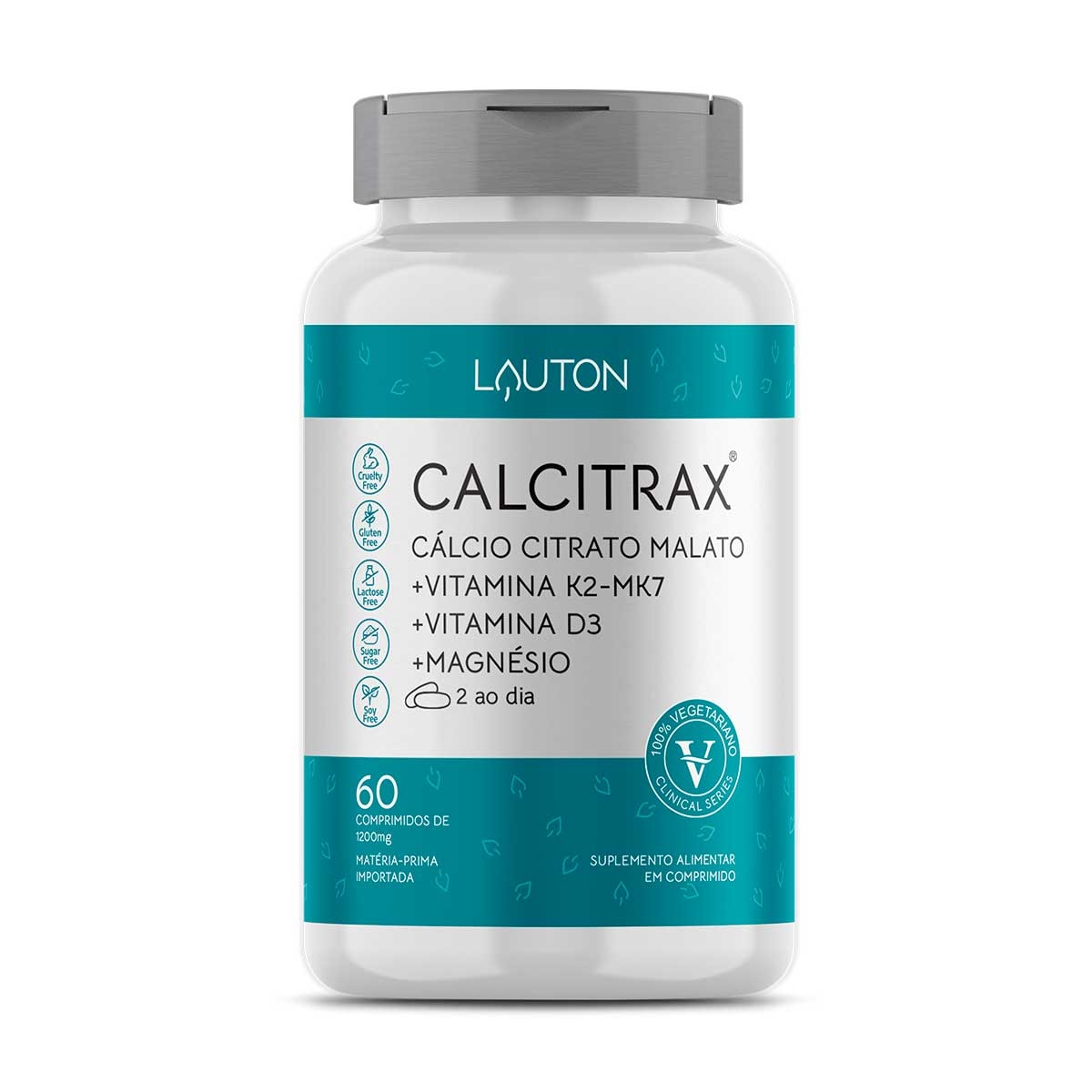 Suplemento Alimentar Calcitrax Lauton 60 Cápsulas