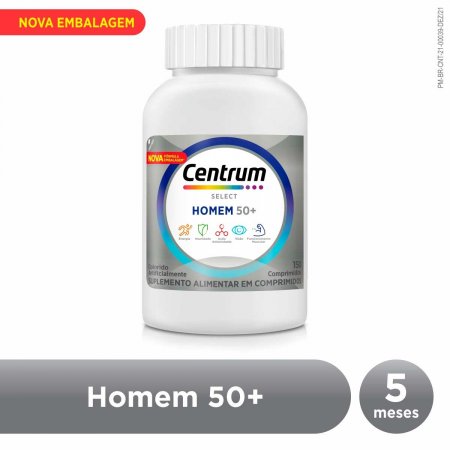 Suplemento Vitamínico-Mineral Centrum Select Homem com 150 comprimidos