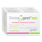 Suplemento Alimentar DHA Divinagest 60 cápsulas