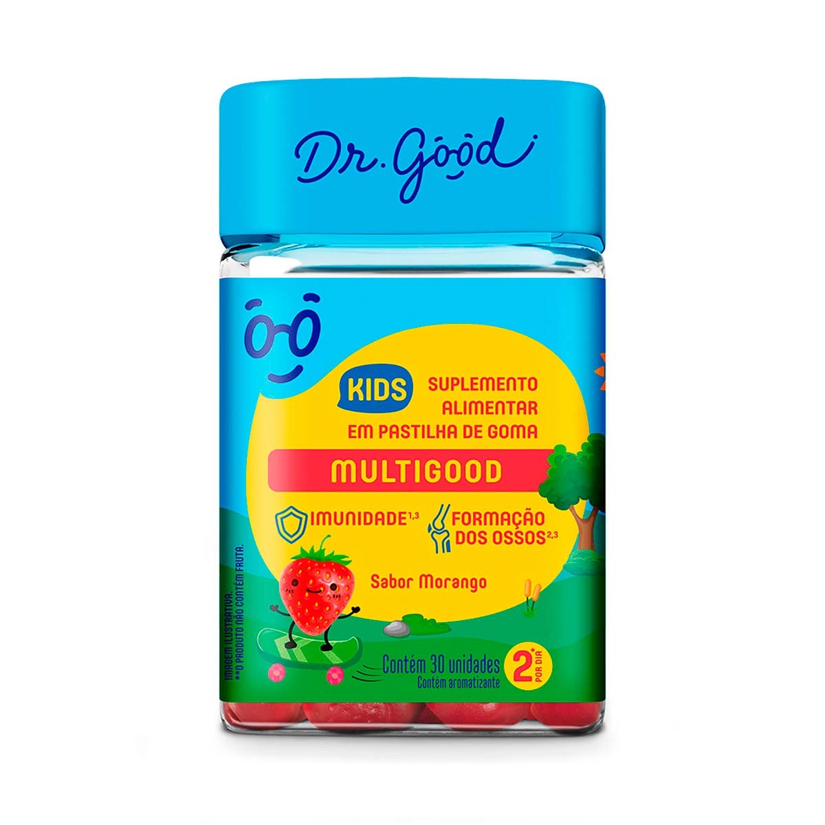 Suplemento Alimentar Dr. Good Multigood Kids Morango com 30 gomas Menor preço em Suplemento Alimentar Dr. Good Multigood Kids Morango com 30 gomas