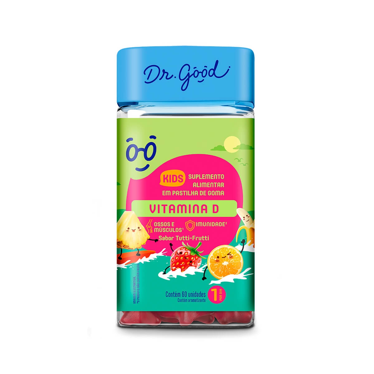 Suplemento Alimentar Dr. Good Vitamina D Kids com 60 Unidades Menor preço em Suplemento Alimentar Dr. Good Vitamina D Kids com 60 Unidades