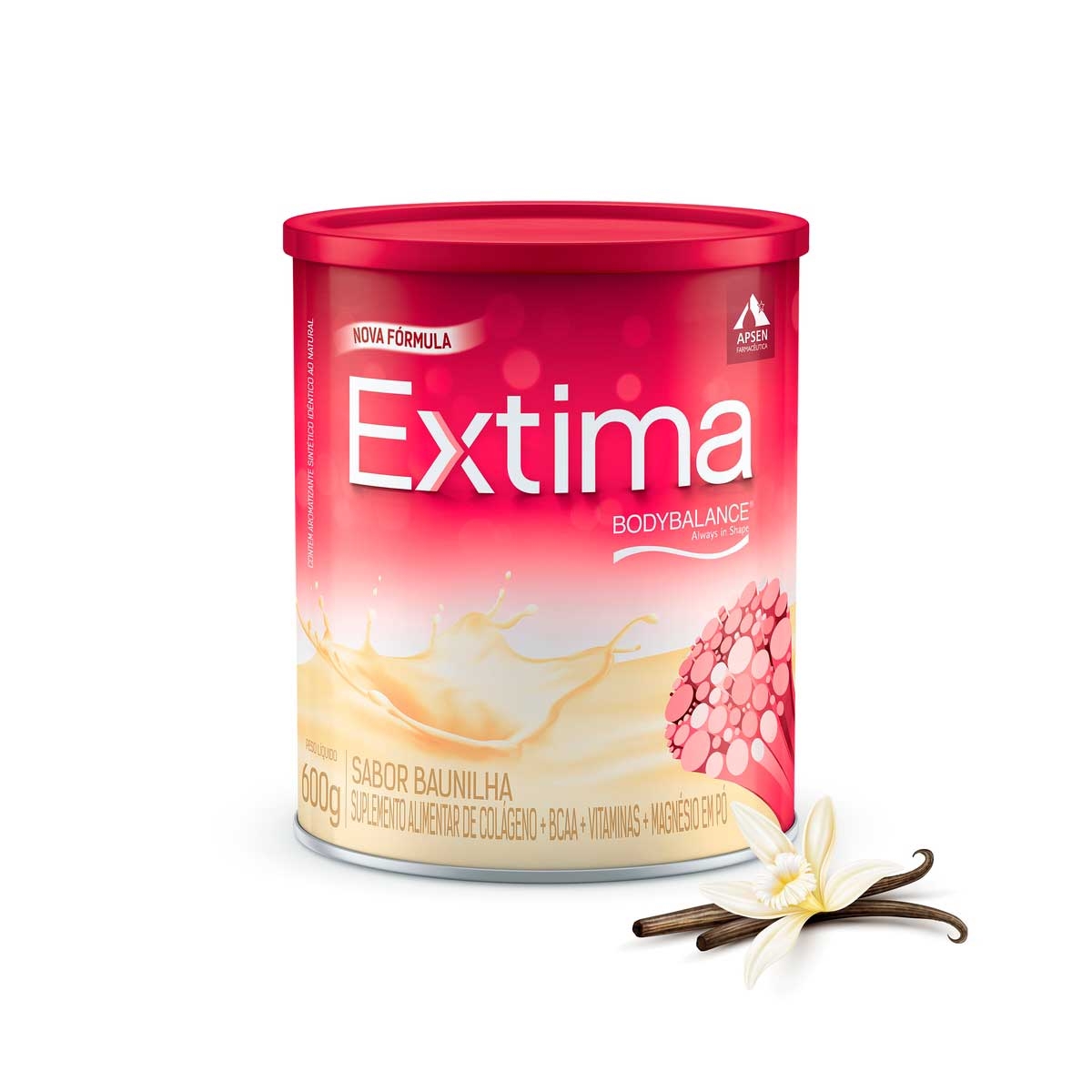 Suplemento Alimentar Extima Sabor Baunilha com 600g Menor preço em Suplemento Alimentar Extima Sabor Baunilha com 600g