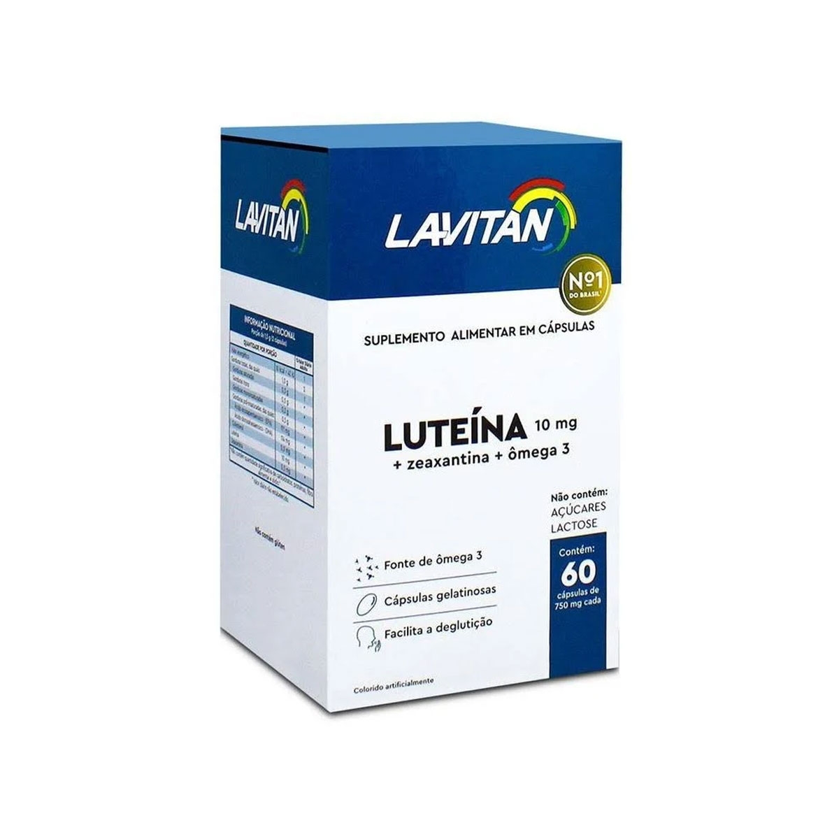 Suplemento Alimentar Lavitan Luteína 10mg com 60 Cápsulas