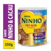Suplemento Alimentar em Pó Ninho Forti Nutri Cacau Lata 350g