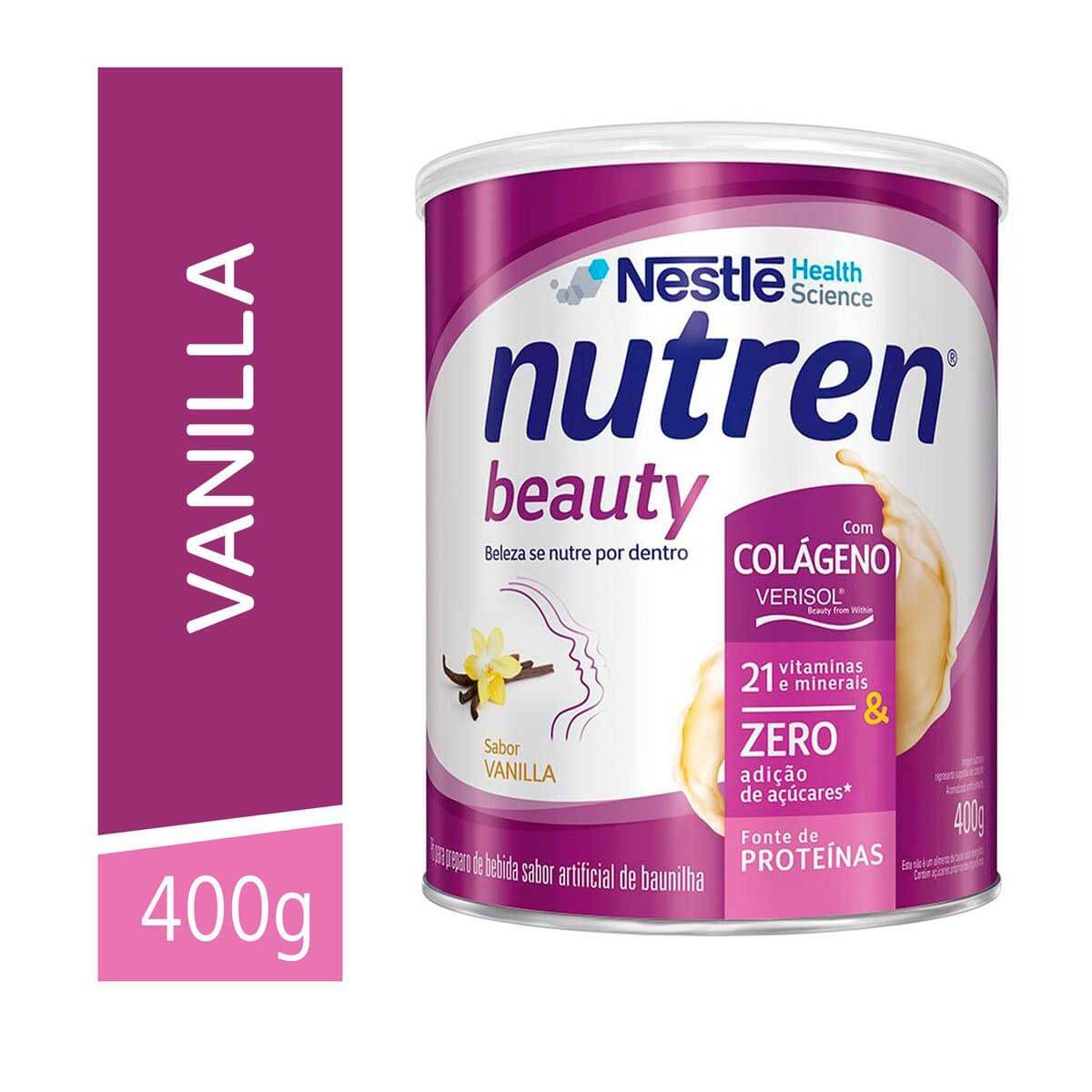 Suplemento Alimentar Nestlé Nutren Beauty Baunilha com 400g