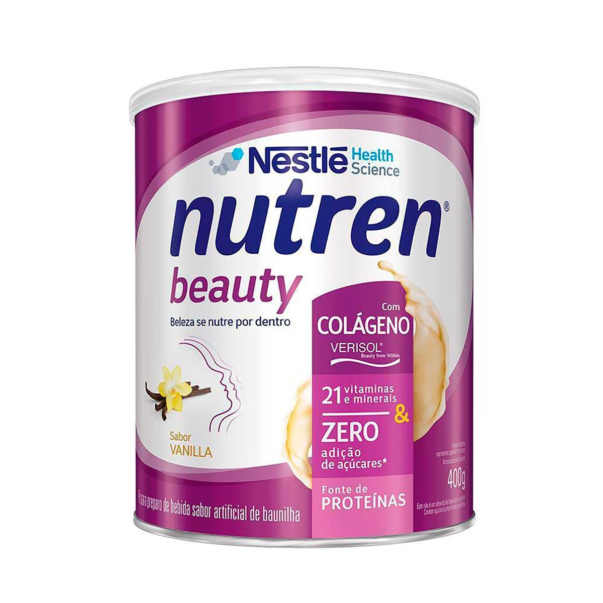 Suplemento Alimentar Nestlé Nutren Beauty Baunilha com 400g Menor preço em Suplemento Alimentar Nestlé Nutren Beauty Baunilha com 400g