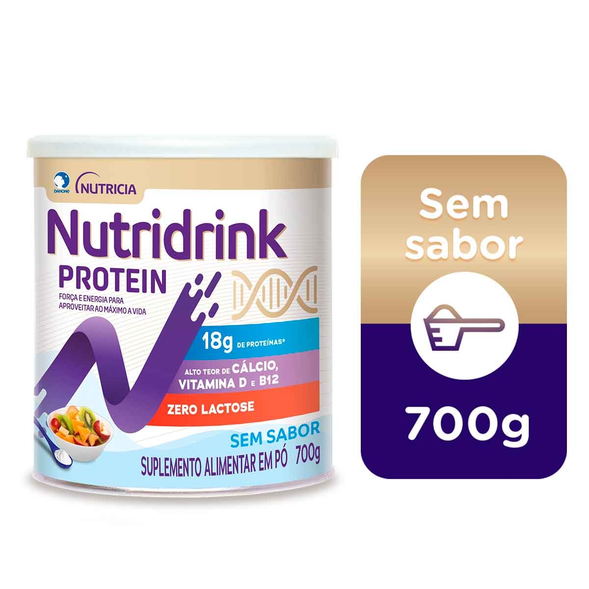 Nutridrink Protein Sem Sabor Suplemento Alimentar com 700g | Droga Raia