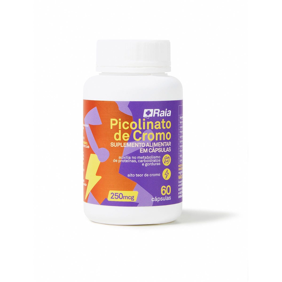Suplemento Alimentar Picolinato de Cromo 250mcg Raia 60 Cápsulas Menor preço em Suplemento Alimentar Picolinato de Cromo 250mcg Raia 60 Cápsulas