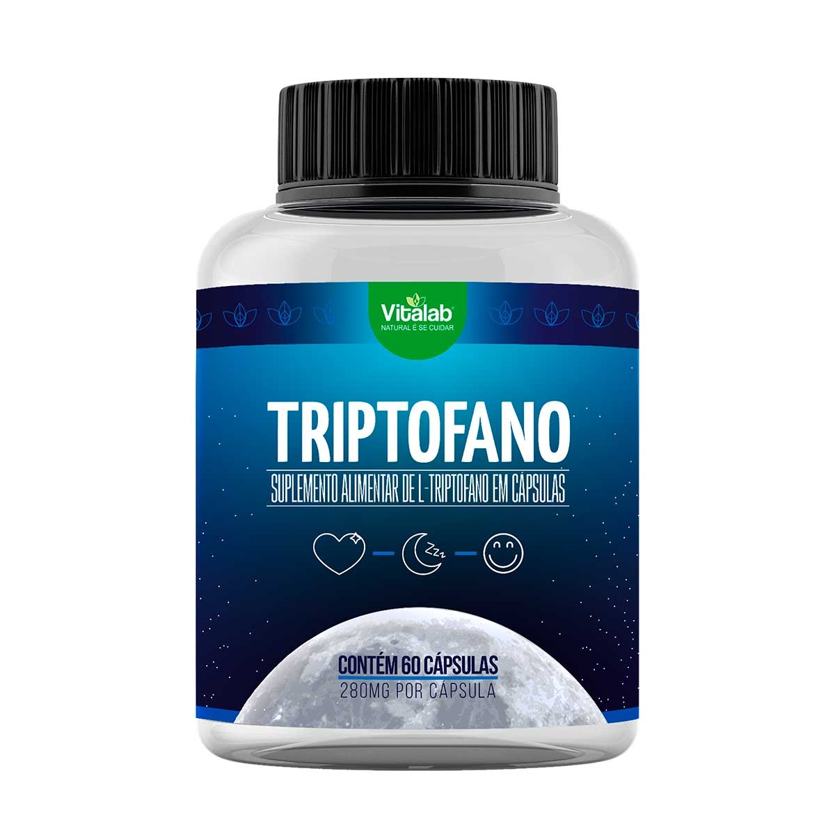 Suplemento Alimentar Vitalab Triptofano com 60 Cápsulas