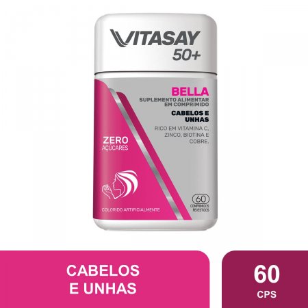 Suplemento Alimentar Vitasay 50+ Bella com 60 comprimidos