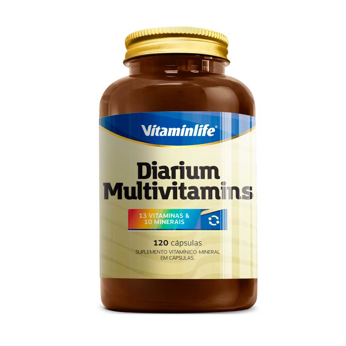 Suplemento Vitamínico Vitaminlife Diarium Multivitamins 120 Cápsulas