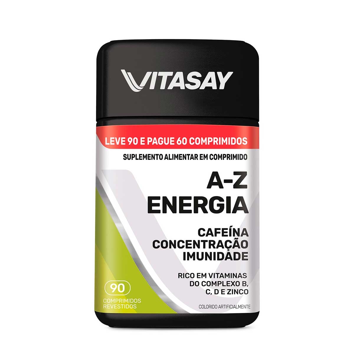 Suplemento Vitamínico Vitasay A-Z Energia 90 Comprimidos Menor preço em Suplemento Vitamínico Vitasay A-Z Energia 90 Comprimidos