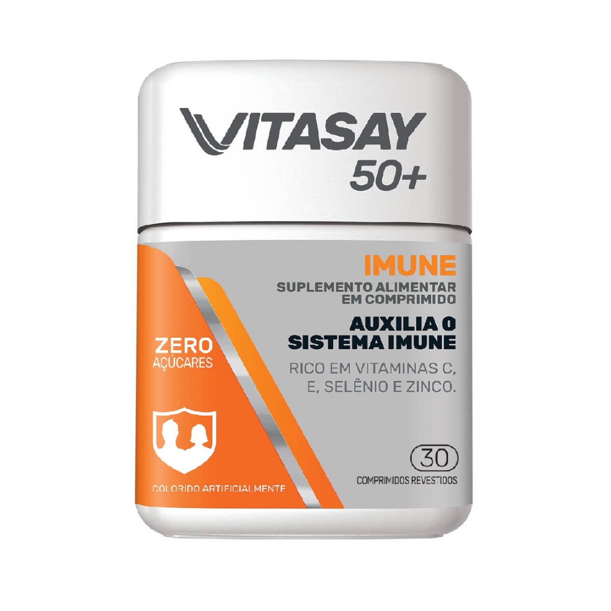Suplemento Alimentar Vitasay 50+ Imune com 30 comprimidos Menor preço em Suplemento Alimentar Vitasay 50+ Imune com 30 comprimidos
