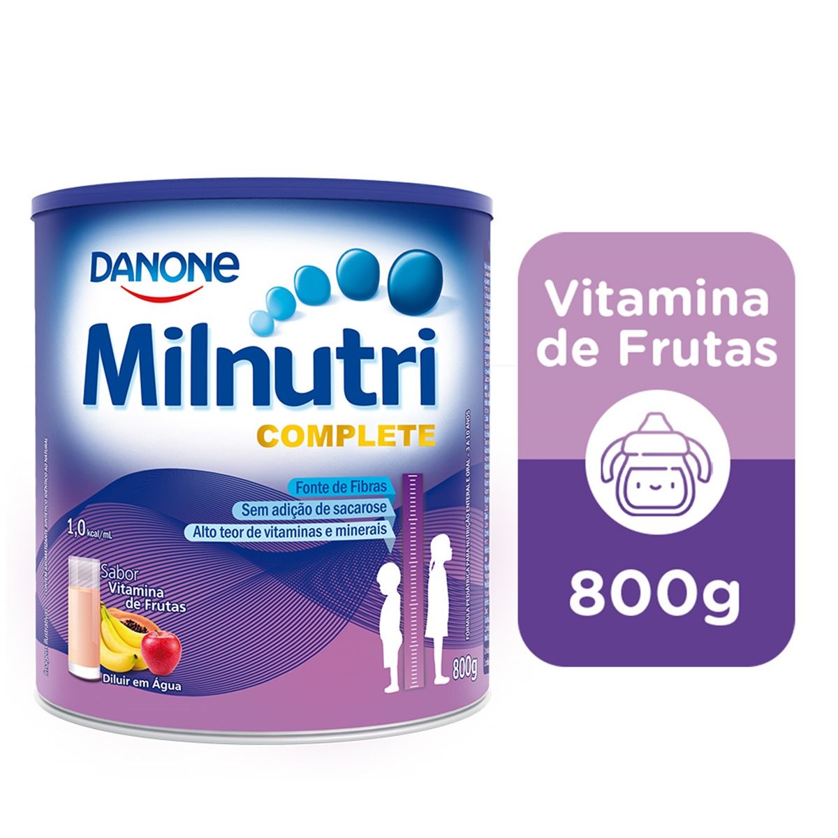 Suplemento Alimentar Infantil Milnutri Complete Sabor Vitamina de Frutas com 800g Menor preço em Suplemento Alimentar Infantil Milnutri Complete Sabor Vitamina de Frutas com 800g