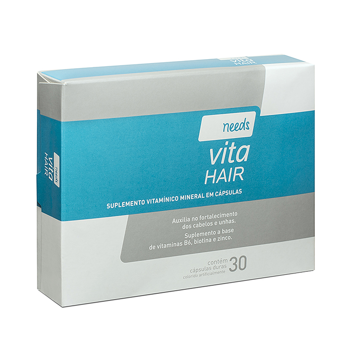 Suplemento Needs Vita Hair 30 Cápsulas Duras