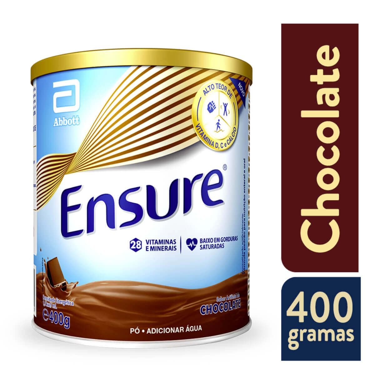 Suplemento Nutricional Ensure Chocolate 400g Menor preço em Suplemento Nutricional Ensure Chocolate 400g