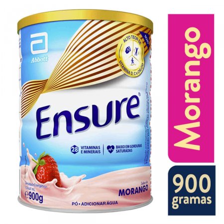 Suplemento Nutricional Ensure Morango 900g
