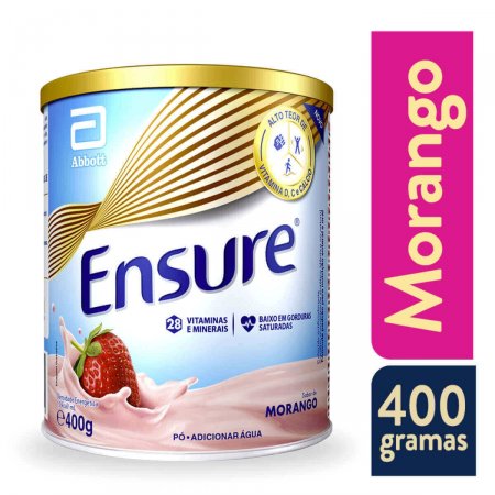 Suplemento Nutricional Ensure Morango 400g
