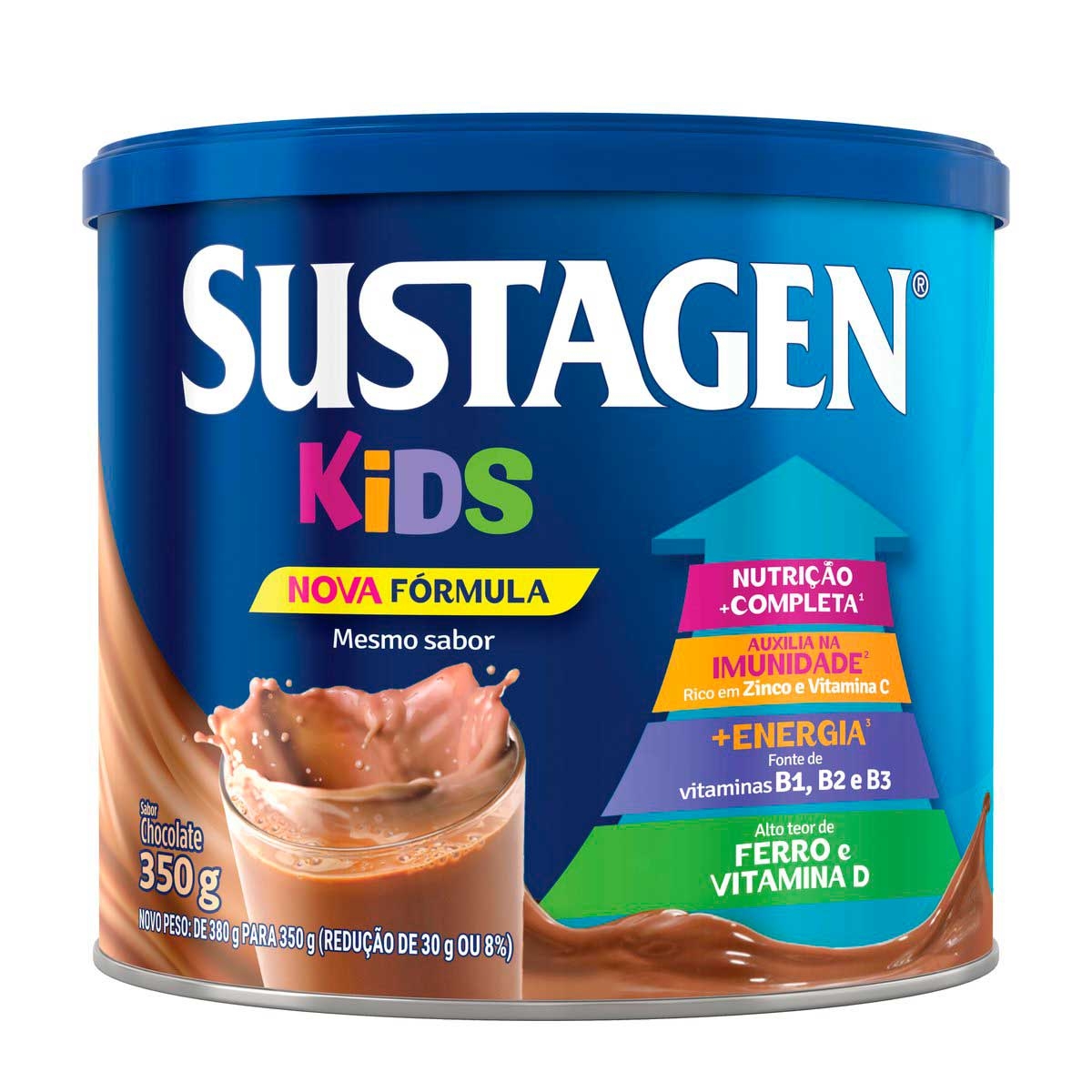 Complemento Alimentar Infantil Sustagen Kids Sabor Chocolate 350g