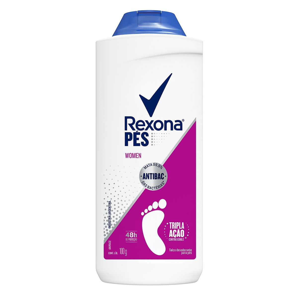 Talco Desodorante para os Pés Rexona Woman com 100g 100g