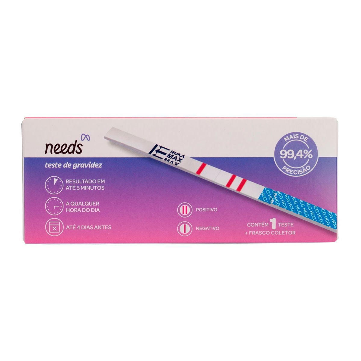 Teste De Gravidez Needs Em Tira 1 Unidade Droga Raia Teste De Gravidez Needs Em Tira 1 Unidade Droga Raia