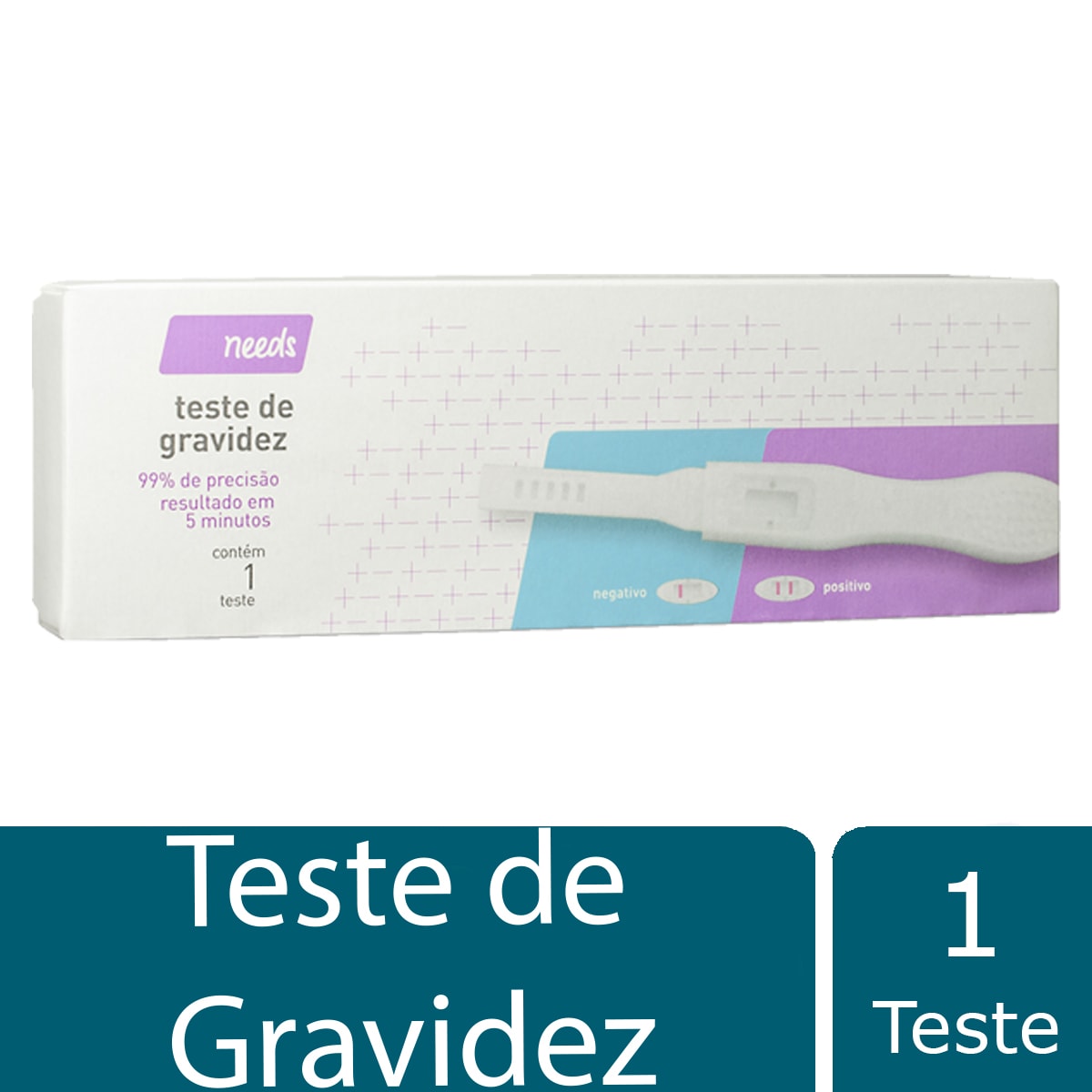 Teste de Gravidez Needs Caneta 1 Unidade | Droga Raia