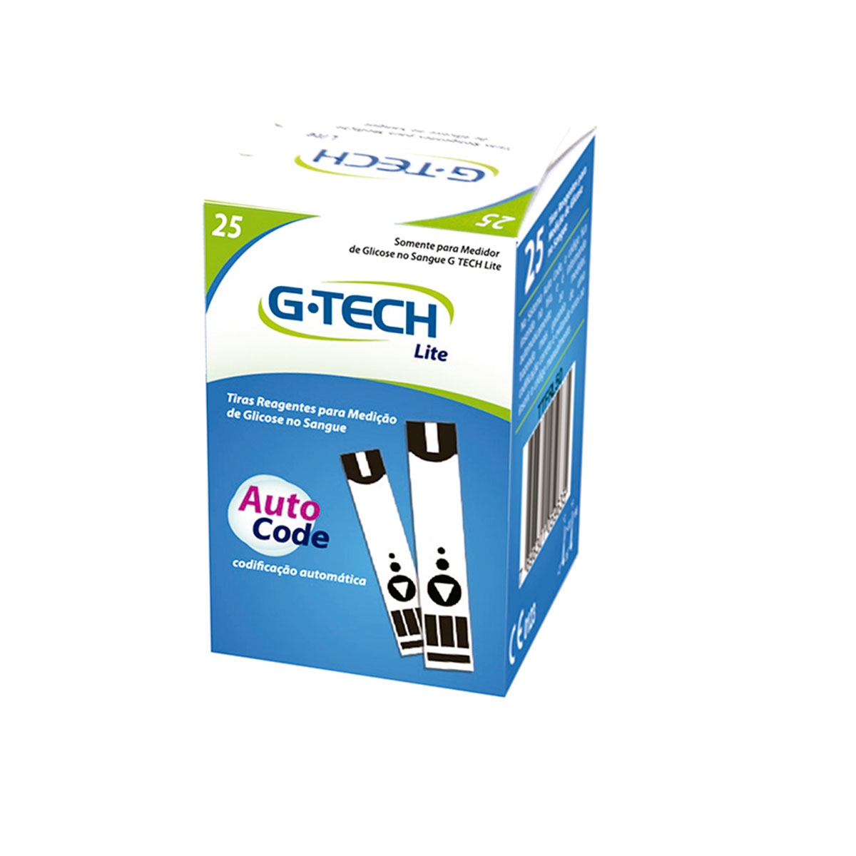 Tiras Reagentes para Medição de Glicose G-Tech Lite com 25 unidades Menor preço em Tiras Reagentes para Medição de Glicose G-Tech Lite com 25 unidades