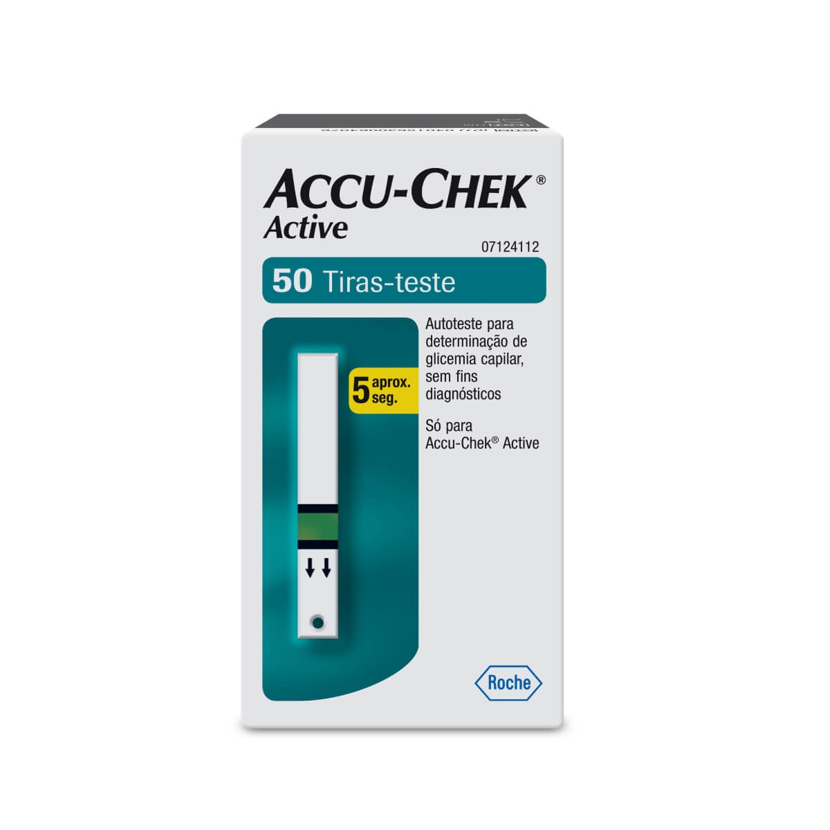 Tiras para Controle de Glicemia Accu-Chek Active com 50 unidades Menor preço em Tiras para Controle de Glicemia Accu-Chek Active com 50 unidades