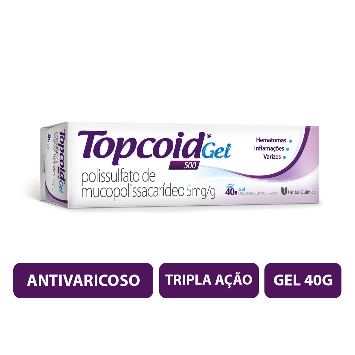Topcoid 500 Gel com 40g | Droga Raia
