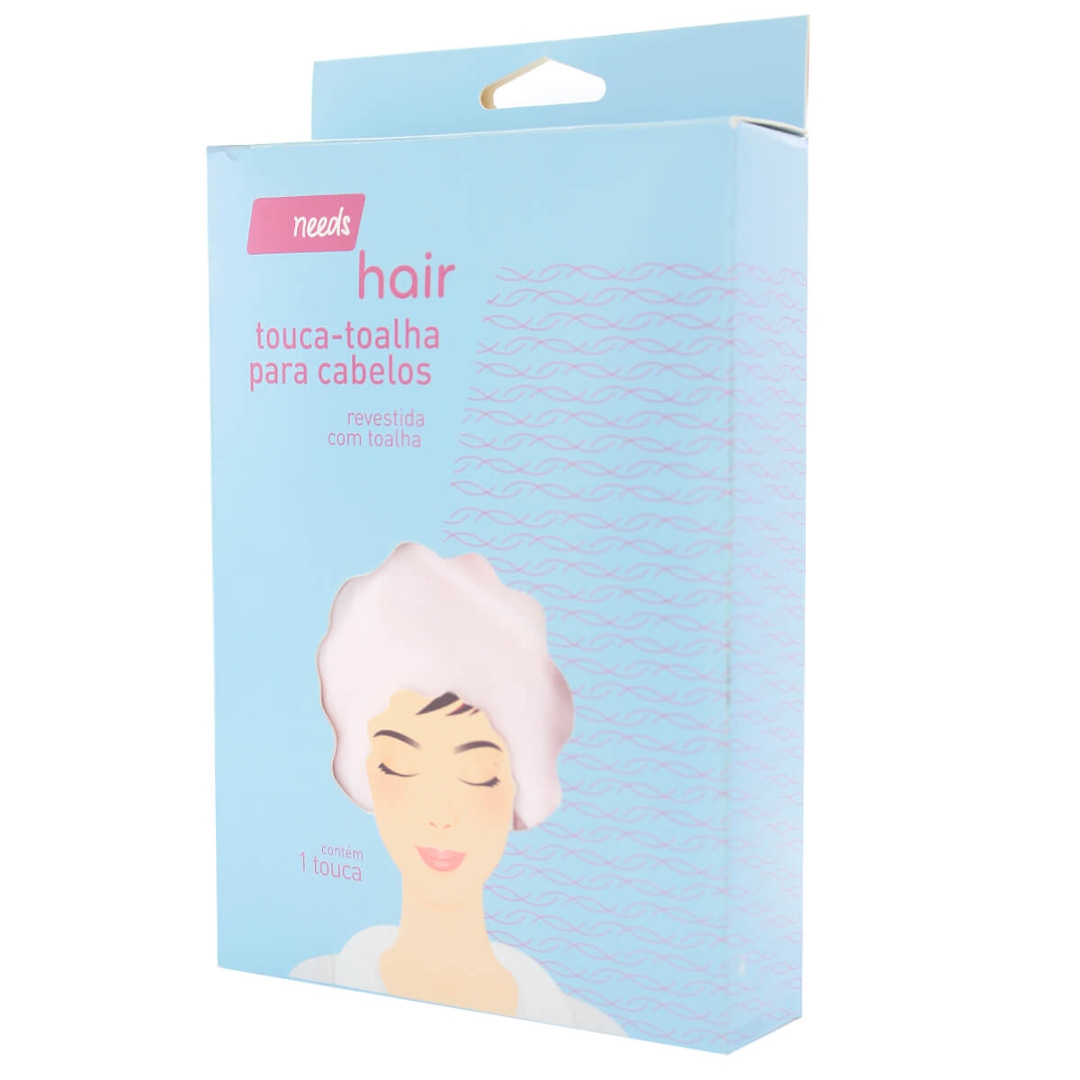 Touca Toalha para Cabelo Needs Rosa 1 Unidade Menor preço em Touca Toalha para Cabelo Needs Rosa 1 Unidade