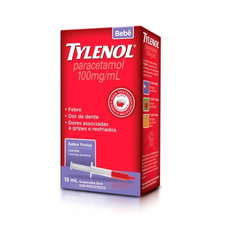 Tylenol Bebê 100mg/ml Suspensão Oral com 15ml