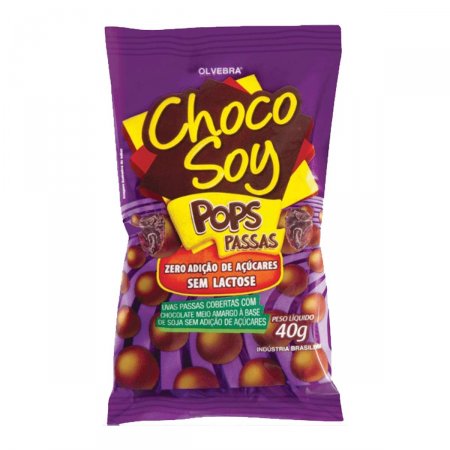 Uvas Passas Choco Soy com 40g