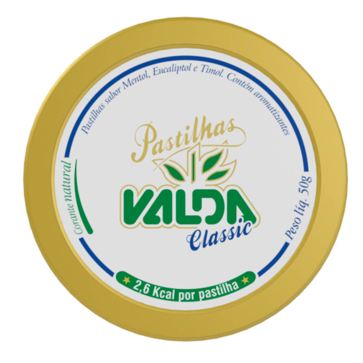 Pastilha Valda Classic com 50g Menor preço em Pastilha Valda Classic com 50g
