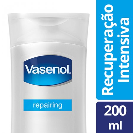 Loção Desodorante Hidratante Vasenol Recuperação Intensiva Reparadora com 200ml