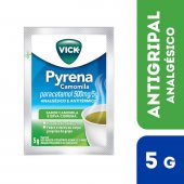 Vick Pyrena Paracetamol 500mg/5g Sabor Camomila e Erva-Cidreira Pó para Solução Oral 5g