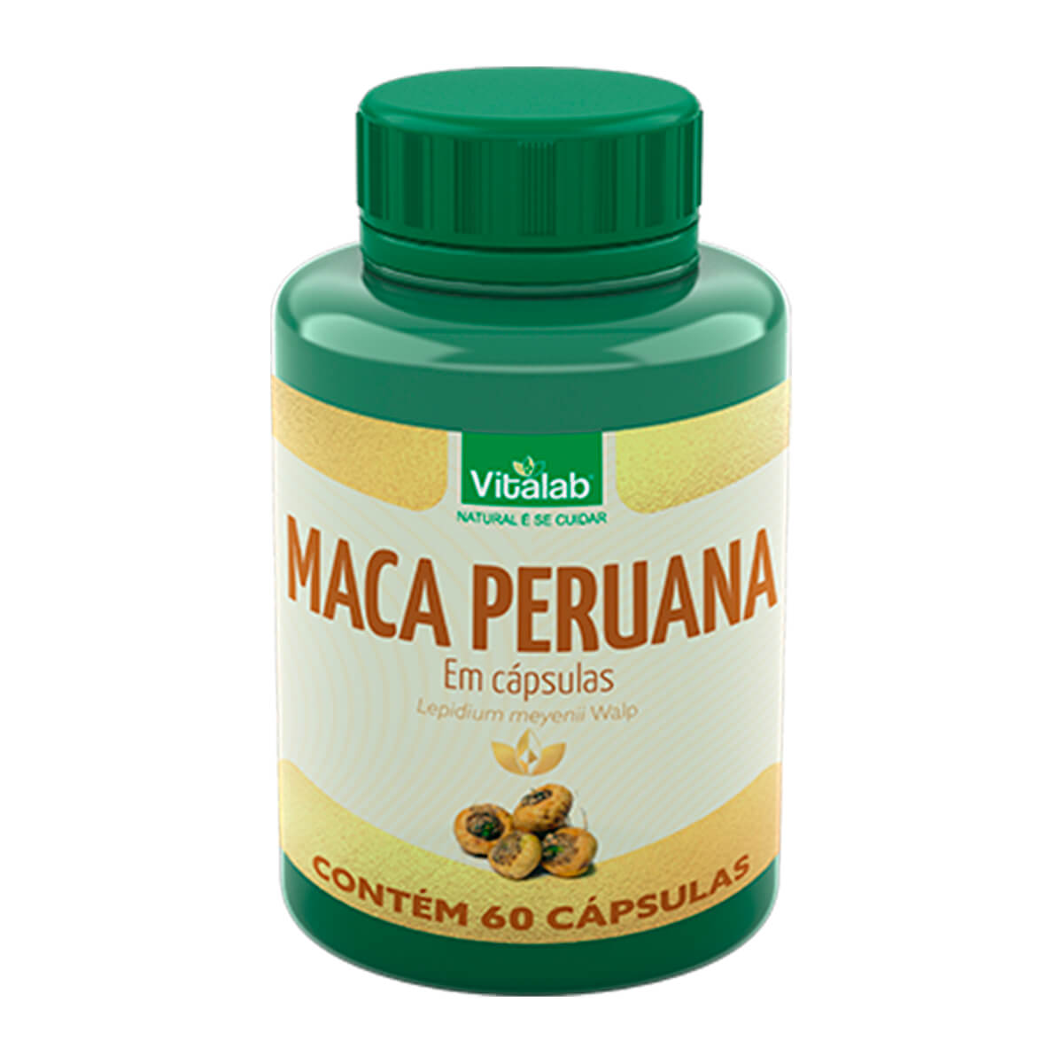 Maca Peruana Vitalab com 60 cápsulas Menor preço em Maca Peruana Vitalab com 60 cápsulas