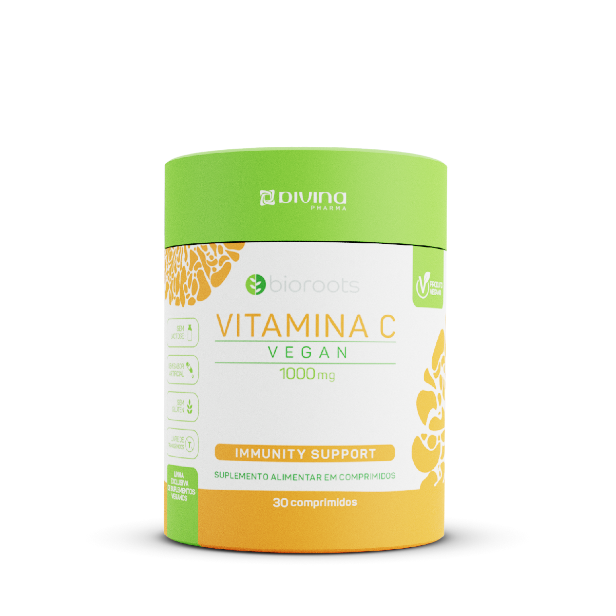 Vitamina C 1000mg Bioroots 30 cápsulas